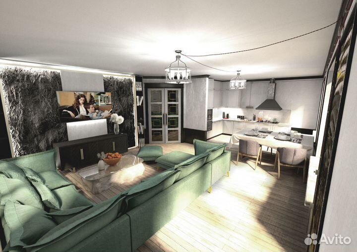 3D Визуализация интерьер/экстерьер + анимация