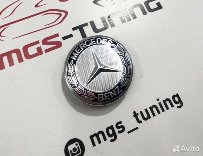 Колпачок в ступицу Mercedes Classic черный 1 шт