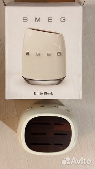 Кухонные ножи smeg с подставкой