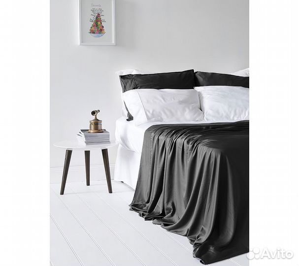 Постельное белье GoodNight Essential дуэт черный