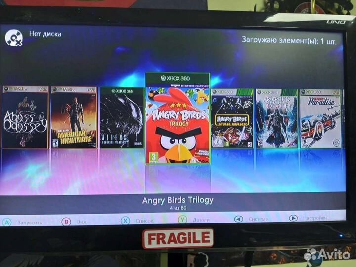 Xbox 360 + 30-100 игр (2 геймпада