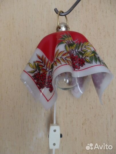 Светильник настенный бра. Б/У. Стекло