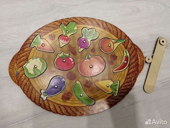 Магнитная рыбалка овощи