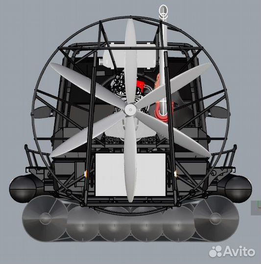 Аэролодка SibEX Читер 200 л.с Турбо Рестайлинг