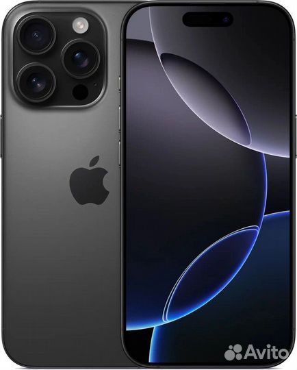 Смартфон Apple iPhone 16 Pro 128Gb, A3293, черный титан