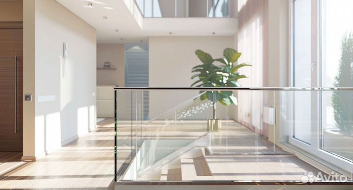 Ограждения для лестниц из стекла с гарантией