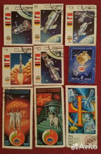 Марки Космос