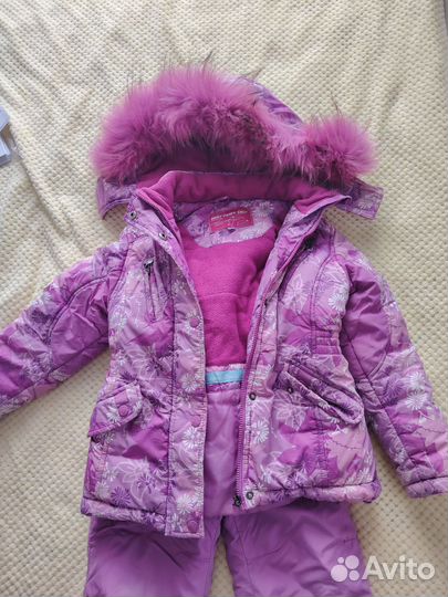 Зимний костюм для девочки 116