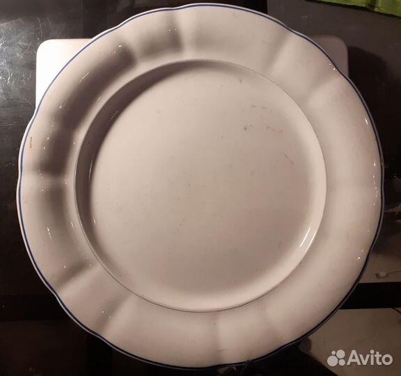 Блюдо большое фарфор.старинное