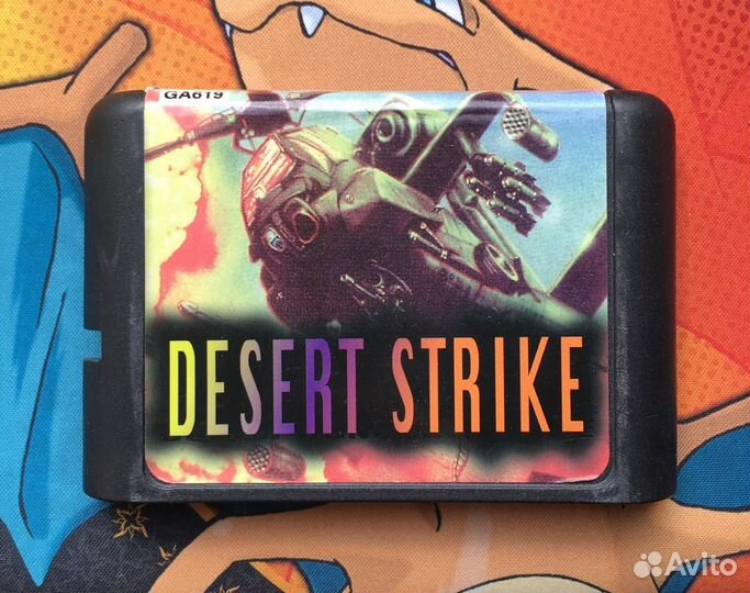 Desert Strike Sega Mega Drive Картридж Пиратка