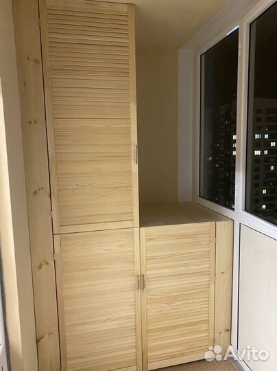 Встраиваемый шкаф на балкон