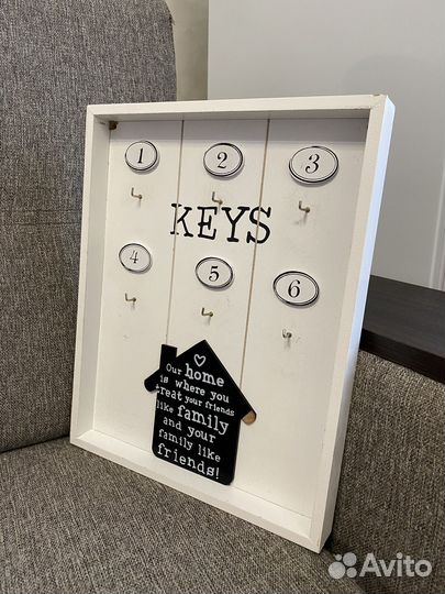 Ключница настенная из дерева