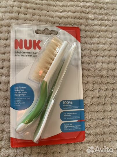 Детская щетка и расческа NUK