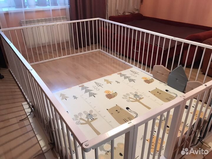 Детский деревянный манеж