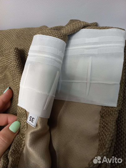 Шторы рогожка