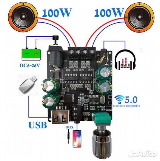Усилитель звука C100L
