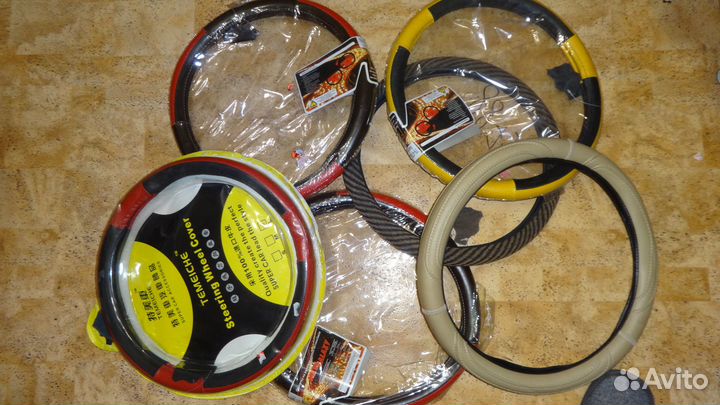 Чехол на руль кожа