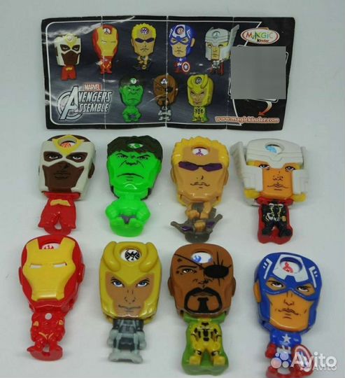 Киндеры Звездные войны Марвел