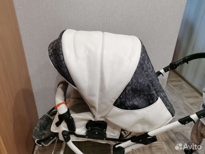 Коляска 2 в 1 эко кожа