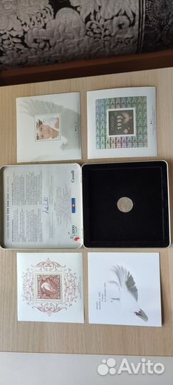 Юбилейные марки и монета Канада