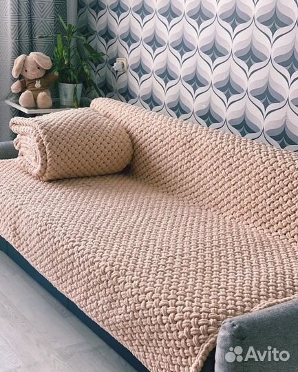 Плед ручной работы