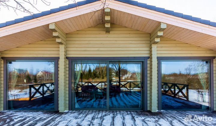 Остекление домов, коттеджей