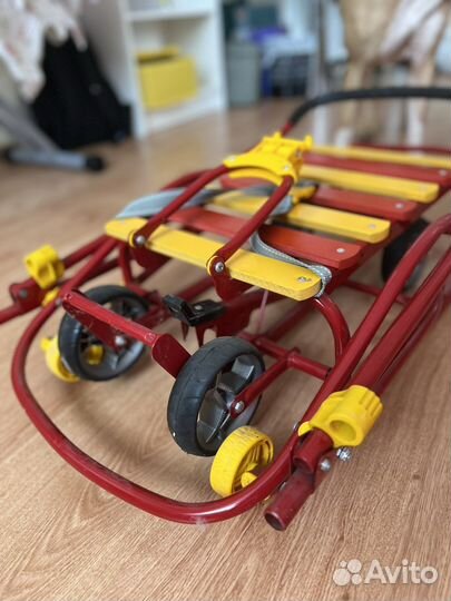 Санки на колесах