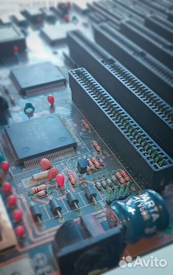 Процессор ретро N80286-12 на плате