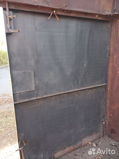 Ворота гаражные металлические бу