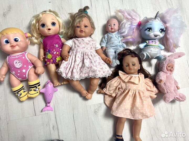 Куклы пупсы оригинальные разные