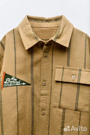 Рубашка zara для мальчика 105