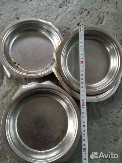 Тарелки из нержавейки СССР