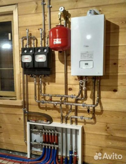 Монтаж котельной, отопления, водоснабжения