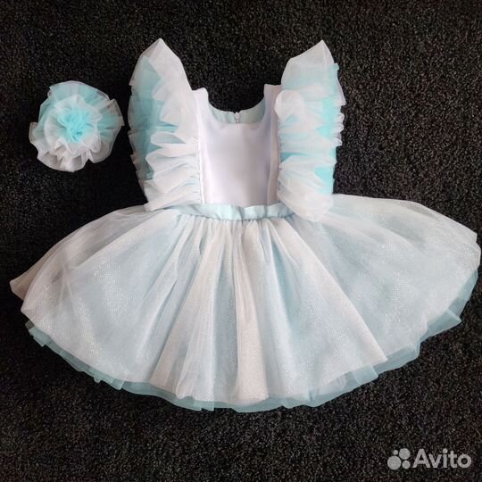 Платье - снежинка нарядное