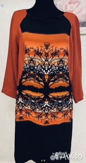 Платье шелк+ вискоза Rene Derhy Франция -44-46 р