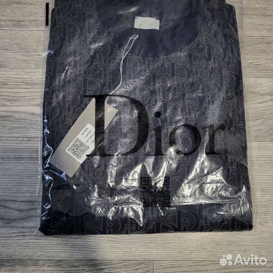 Футболка christian dior чёрная
