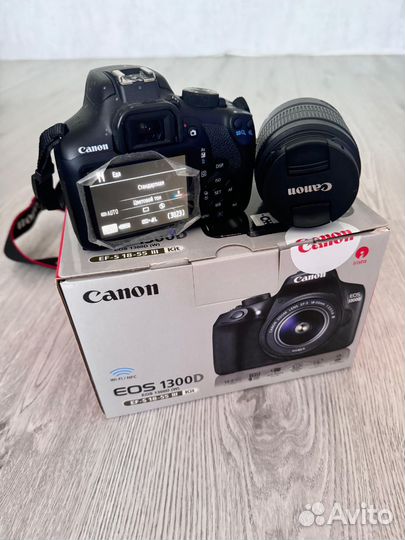 Фотоаппарат canon eos 1300d kit 18-55 mm