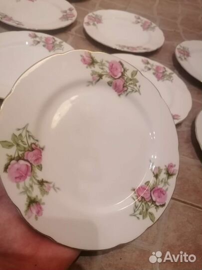 Тарелки 12шт. от фарфорового сервиза (Япония)