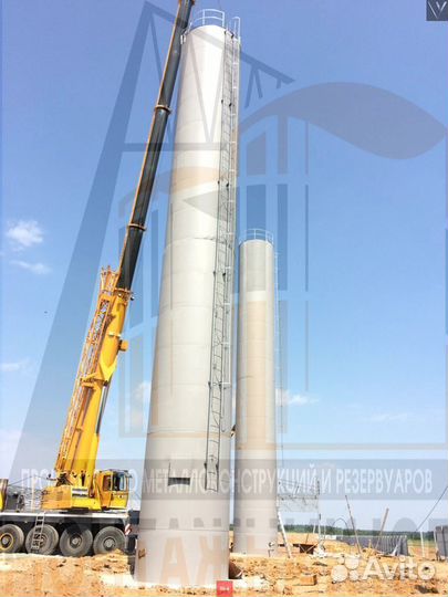 Резервуар Вертикальный Стальной рвс-1200 м3
