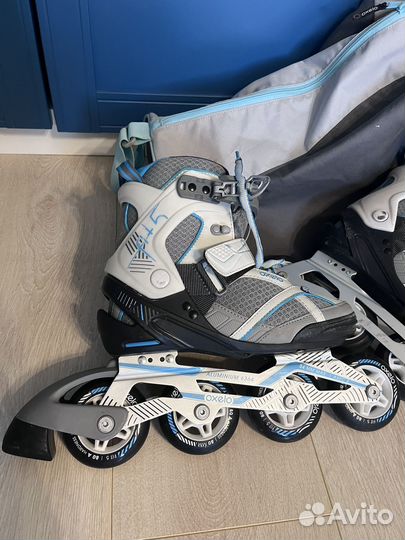 Ролики Oxelo fit 5+шлем+зашита