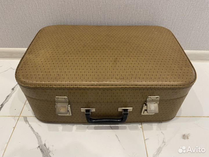 Чемодан советский круглый раритет