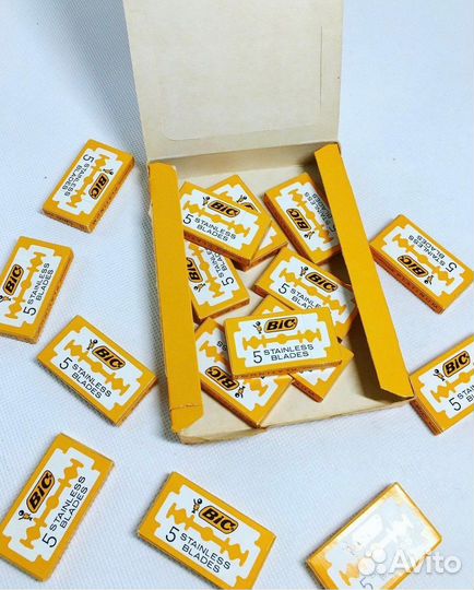 Новые лезвия BIC Chrome Platinum (винтаж)