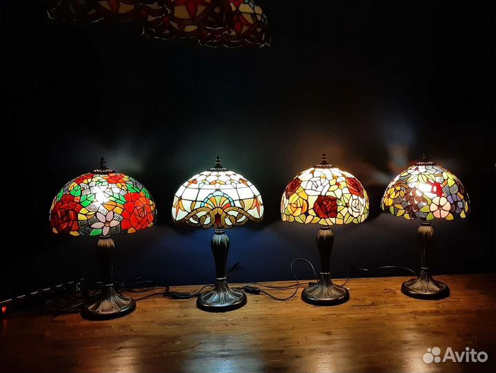 Лампы настольные тиффани