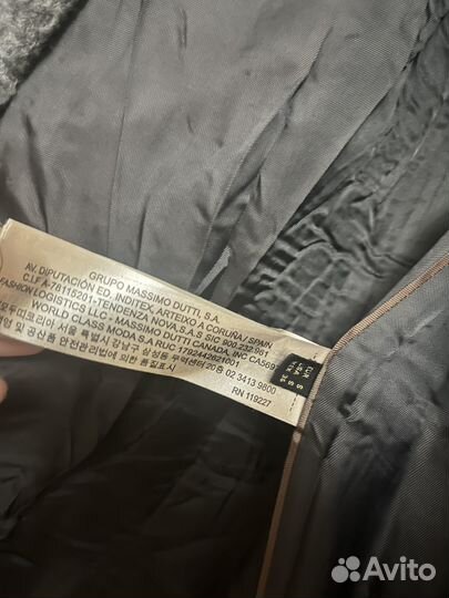 Пальто кардиган Massimo Dutti шерсть