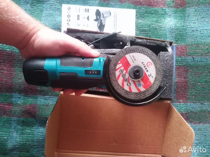 Аккумуляторная болгарка бу