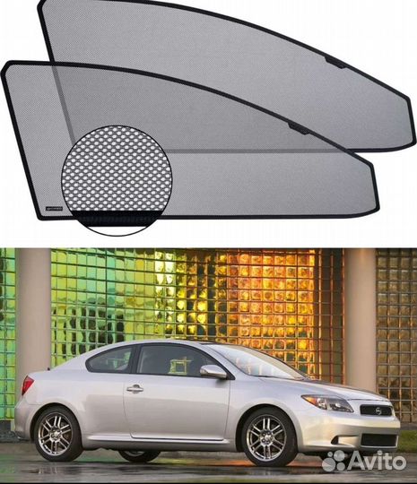 Каркасные шторки на Scion TC