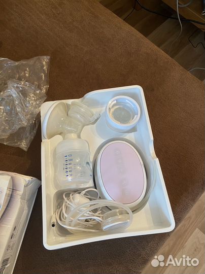 Молокоотсос avent электрический новый
