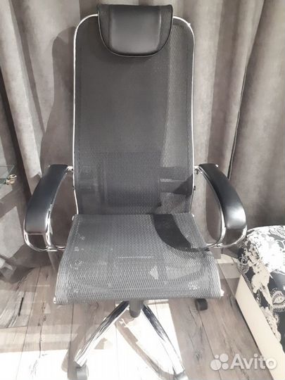 Кресло Метта Samurai S-1.02, сетка, цвет черный