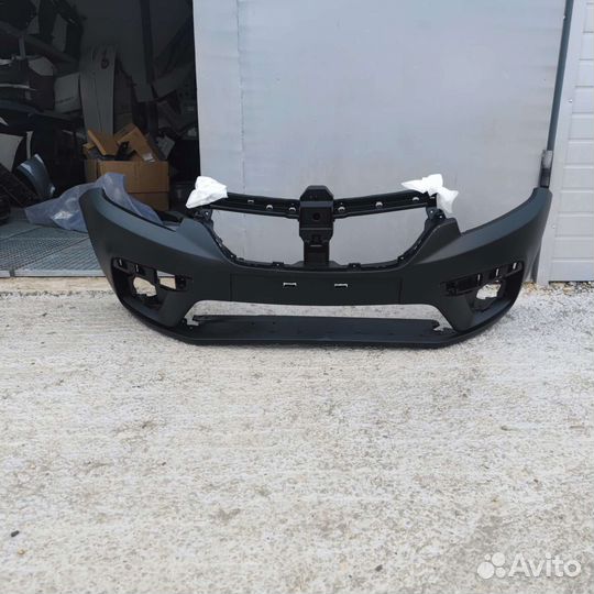 Бампер передний Renault Logan 2 2018-Н.В