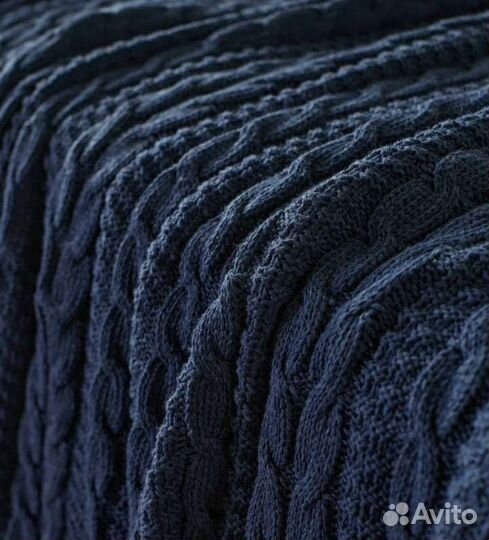 Плед покрывало 150х200 вязаный